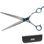 Прямі ножиці для стрижки собак Davis Extreme Edge BLUE Straight 8,5"