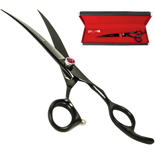 Вигнуті ножиці для стрижки собак Davis Majutsu Titanium Curved 8,5"