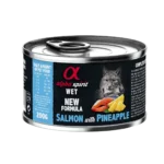 Вологий корм Alpha Spirit для котів з лососем