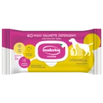 Очищаючі серветки для собак та котів Inodorina EveryDay Citronella з ароматом лимоннику, 40 шт