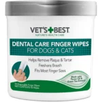 Серветки для догляду за ротовою порожниною VET`S BEST для собак, 50 шт