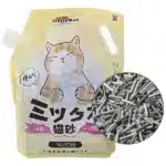 Наповнювач для котячого туалету, що грудкується CattyMan Mixed Cat Litter мікс тофу бентоніт активоване вугілля, 2,5 кг
