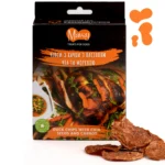 Ласощі для собак Mavsy Refined jerky DUCK CHIPS WITH CHIA SEEDS AND CARROTS чіпси з качки з насінням чіа та морквою, 50 г