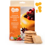 Ласощі для собак Mavsy Freeze dried VENISON MERINGUE WITH ROSE HIPS AND PUMPKIN з оленини з шипшиною та гарбузом, 50 г