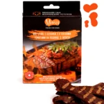 Ласощі для собак Mavsy Refined jerky BBQ VENISON STEAK WITH SUN-DRIED TOMATOES ON A BED OF PUMPKIN стейк з оленини з в'яленими томатами на подушці з гарбуза, 100 г