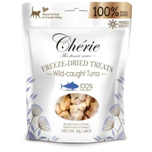 Ласощі Cherie Freeze Dried Tuna з тунця дикого вилову для котів, 30 г