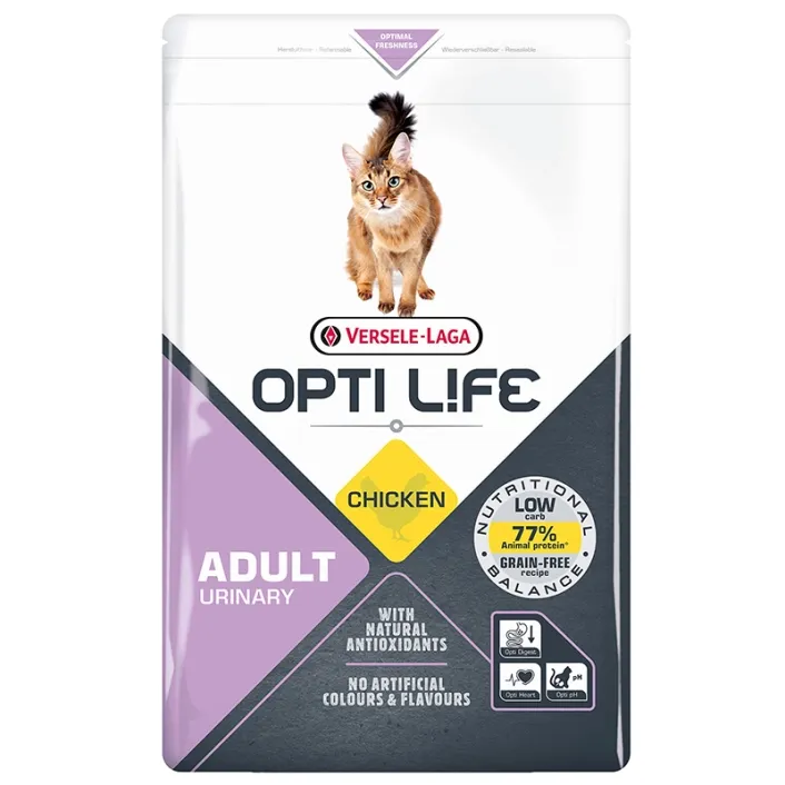 Сухий беззерновий корм Opti Life Urinary з куркою для котів