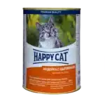 Вологий корм Happy Cat Truthahn & Huhn Soβe для котів у вигляді шматочків соусу з індичкою та курчам, 400 г