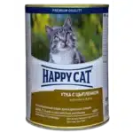 Вологий корм Happy Cat Ente & Huhn Gelee для котів у вигляді шматочків желе з качкою та курчам, 400 г