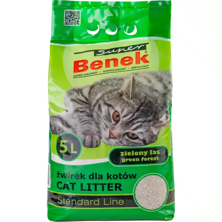 Наповнювач Super Benek Standard з ароматом зеленого лісу для котів