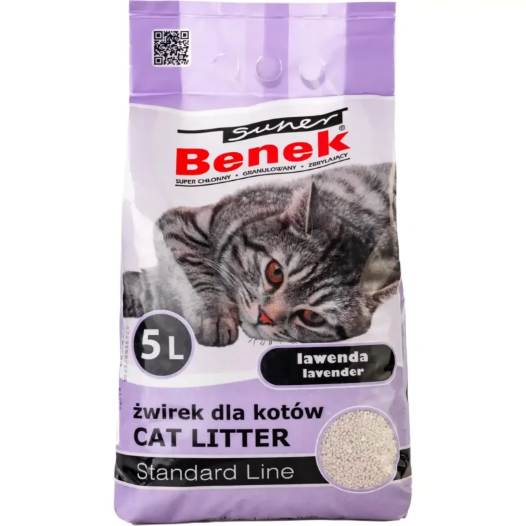 Наповнювач Super Benek Standard Lawenda з ароматом лаванди