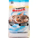 Наповнювач бентонітовий для котячих туалетів Super Benek Uniwersalny Compact Naturalny Натуральний 5л