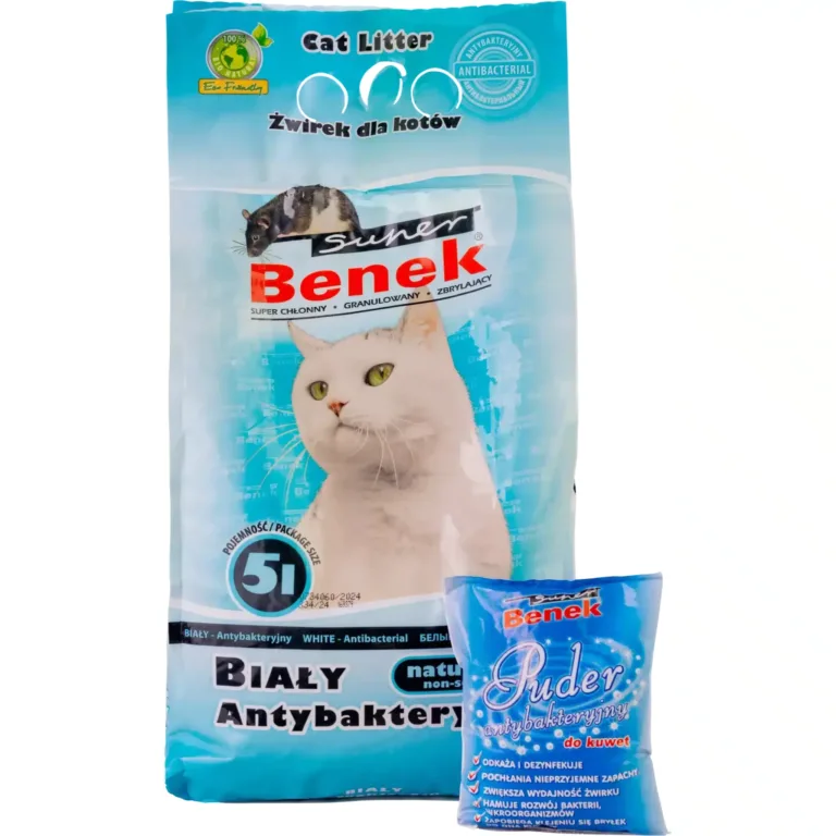 Наповнювач Super Benek антибактеріальний для котів, 5 л
