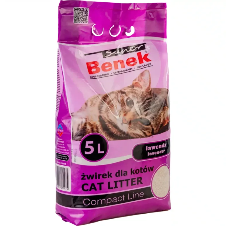 Наповнювач Super Benek Compact лаванда для котів, 5 л