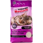 Наповнювач бентонітовий для котячих туалетів Super Benek Compact Lawenda Лаванда 10л