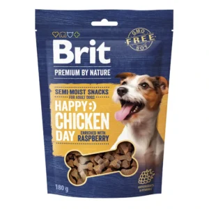 Ласощі Brit Premium Happy Day з куркою і малиною для собак, 180 г