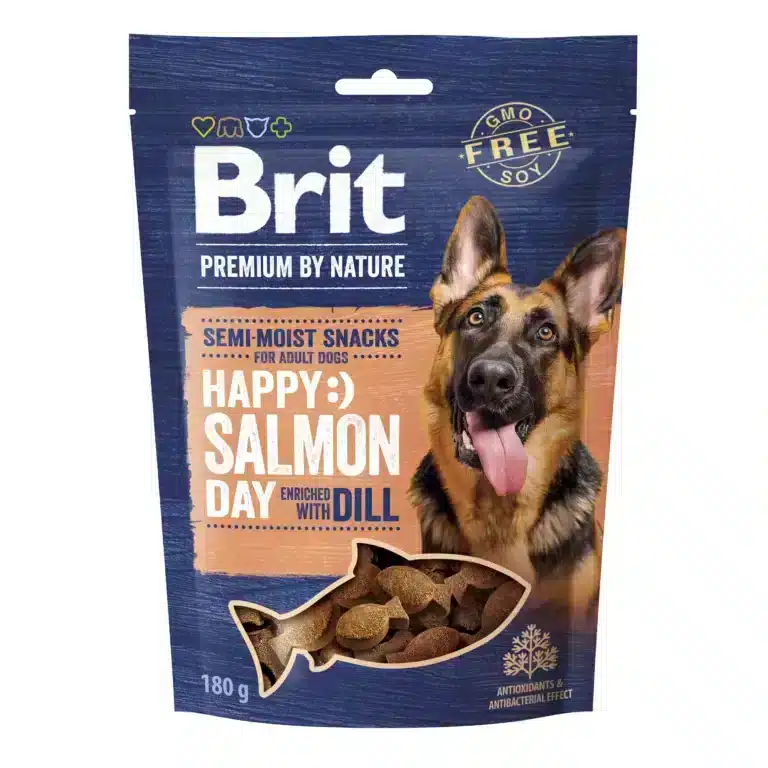 Ласощі Brit Premium Happy Day з лососем і кропом для собак, 180 г
