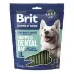 Ласощі Brit Premium Happy Dental Snacks L з колагеном і спіруліною для собак, 250 г