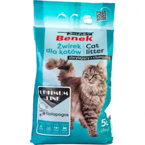 Наповнювач Super Benek Optimum Galapagos для котів, 5 л