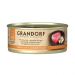 Вологий корм Grandorf Tuna & Chicken Fillet з тунцем і куркою для котів, 70 г