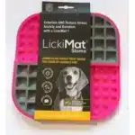 LickiMat Slomo Комбінований килимок для ласощів рожевий