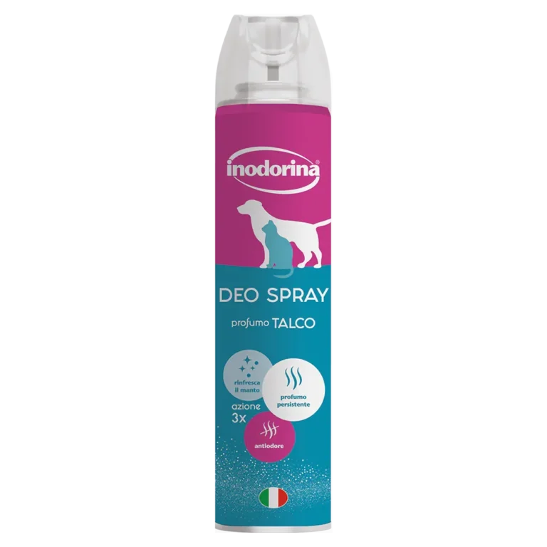 Спрей Inodorina Deo Spray Talco для собак і котів з ароматом тальку, 300 мл