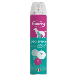 Спрей Inodorina Deo Spray Muschio для собак і котів з ароматом білого мускусу, 300 мл