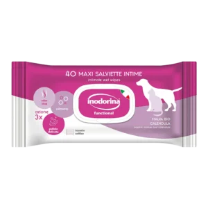 Серветки Inodorina Functional для інтимної гігієни собак, 40 шт
