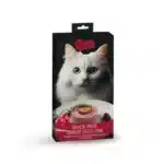 Ласощі кремові для котів Mavsy Creamy superfood DUCK BREAST PATE WITH CRANBERRY SOUFFLÉ AND THYME у вигляді паштету з качиної грудинки, журавлинового суфле та тим'яну, 15 г*5 шт