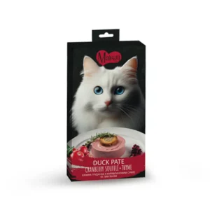 Ласощі Mavsy Creamy паштет з качиної грудинки з журавлиновим суфле для котів, 5х15 г