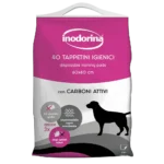 Пелюшки Inodorina Training Carboni для собак, з активованим вугіллям, 40 шт
