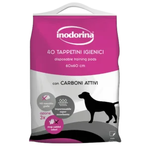 Пелюшки Inodorina Training Carboni для собак, 40 шт