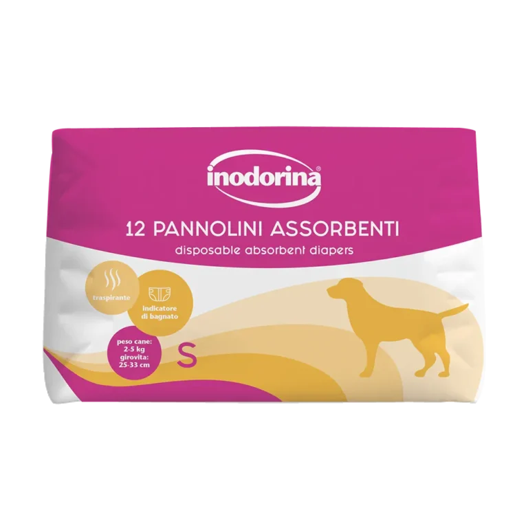 Підгузки Inodorina Pannolini Assorbenti трусики для собак (дівчаток), 12 шт