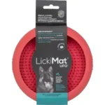 Килимок для повільного харчування LickiMat DOG SPLASH червоний, 18 см