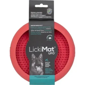 Килимок для повільного харчування LickiMat Dog Splash червоний, 18 см
