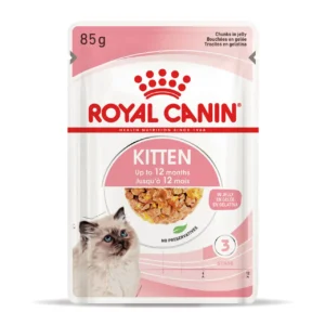 Вологий корм Royal Canin Kitten у желе для кошенят, 85 г