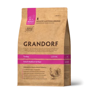 Сухий корм Grandorf Turkey Adult з індичкою для дорослих собак середніх та великих порід