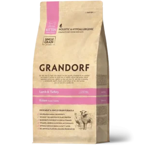 Сухий корм Grandorf Lamb & Turkey Kitten з ягням та індичкою для кошенят