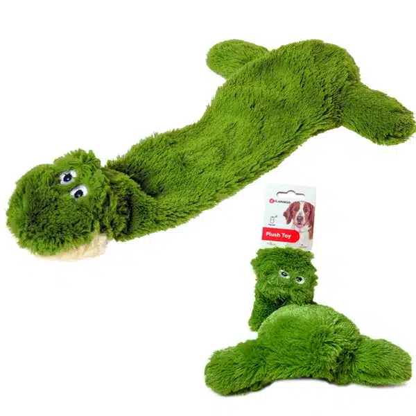 М'яка іграшка для собак Flamingo Shaky Frog жабка