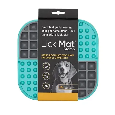 Комбінований килимок для ласощів LickiMat Slomo синій