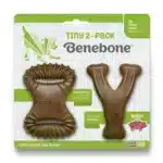 Набір іграшок Benebone Tiny 2-Pack зі смаком бекону для собак до 7 кг