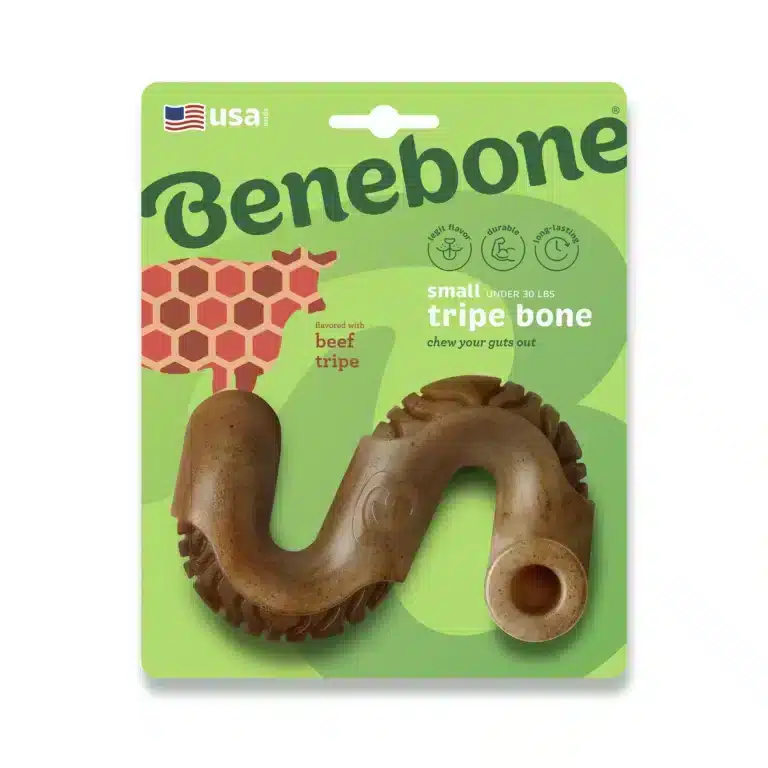 Іграшка Benebone Tripe Bone Beef зі смаком яловичого рубця для собак