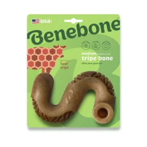 Іграшка Benebone Tripe Bone Beef зі смаком яловичого рубця для собак