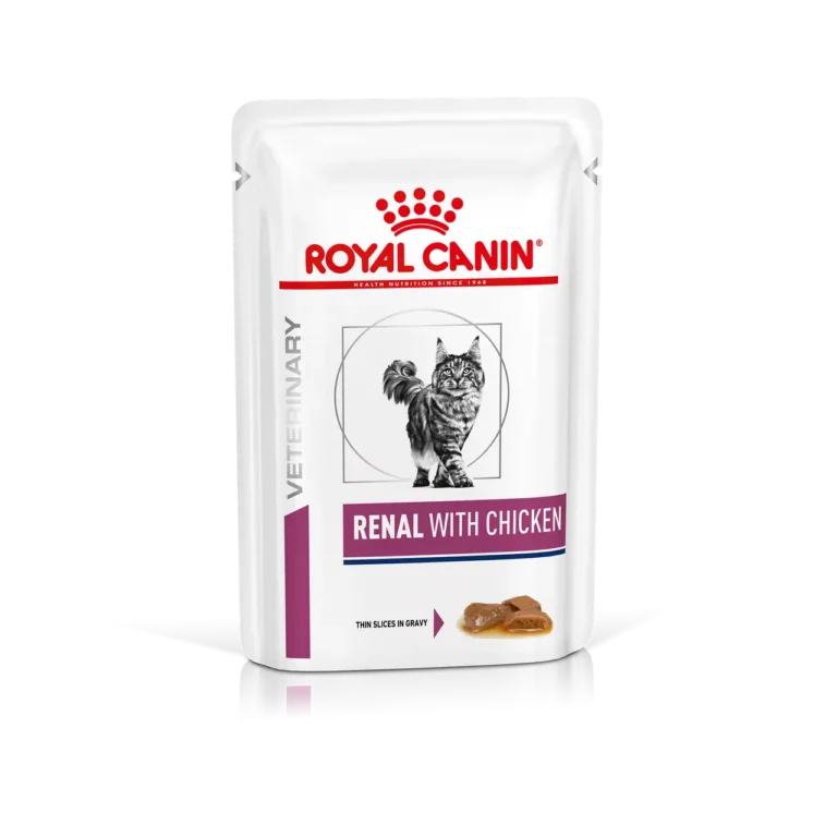 Вологий корм для дорослих котів ROYAL CANIN RENAL FELINE CHICKEN, 85 г.