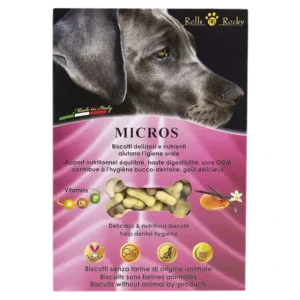 Ласощі Rolls Rocky Micros mix з ваніллю і карамеллю для собак, 300 г