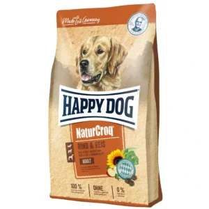 Сухий корм для дорослих собак Happy Dog Naturcroq Rind & Reis з яловичиною і рисом