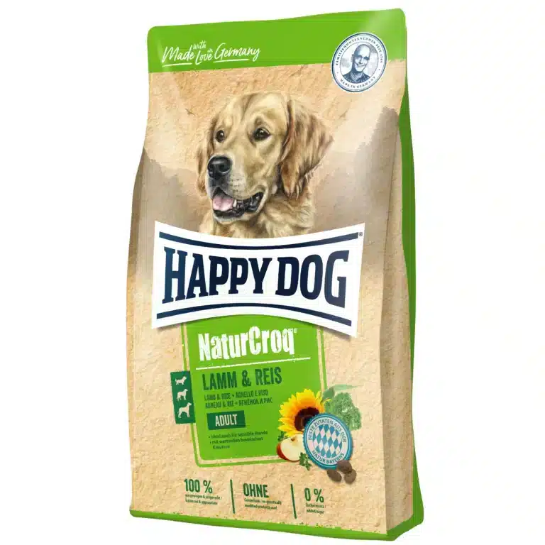 Сухий корм Happy Dog Naturcroq Lamm & Reis  для собак з чутливим травленням з ягням та рисом