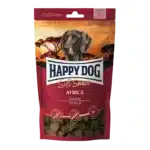 М'які ласощі  Happy Dog Soft Snack Africa для собак зі смаком страуса та картоплі, 100 г