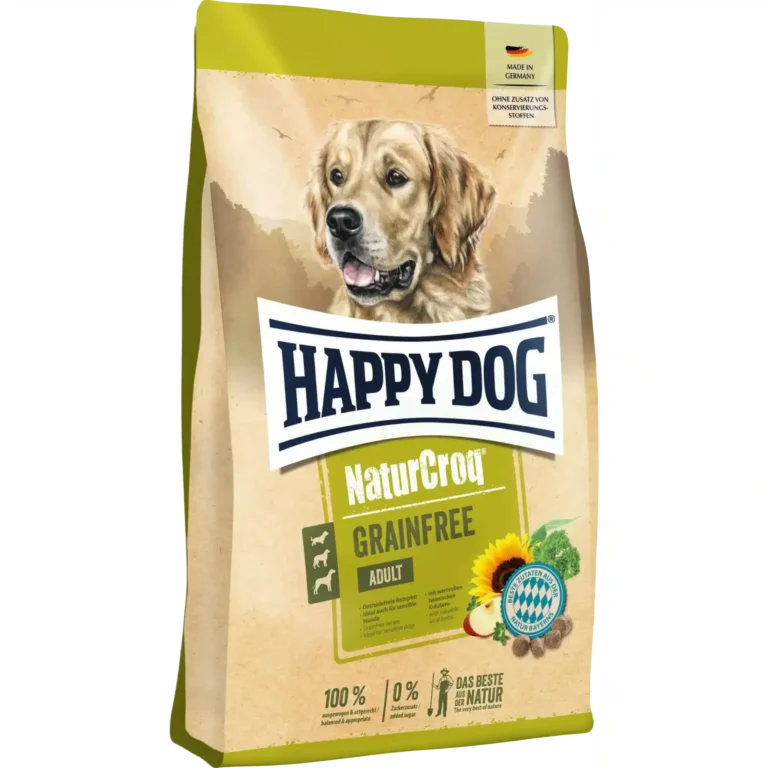Сухий корм Happy Dog Naturcroq Grainfree для дорослих собак з птицею і лососем
