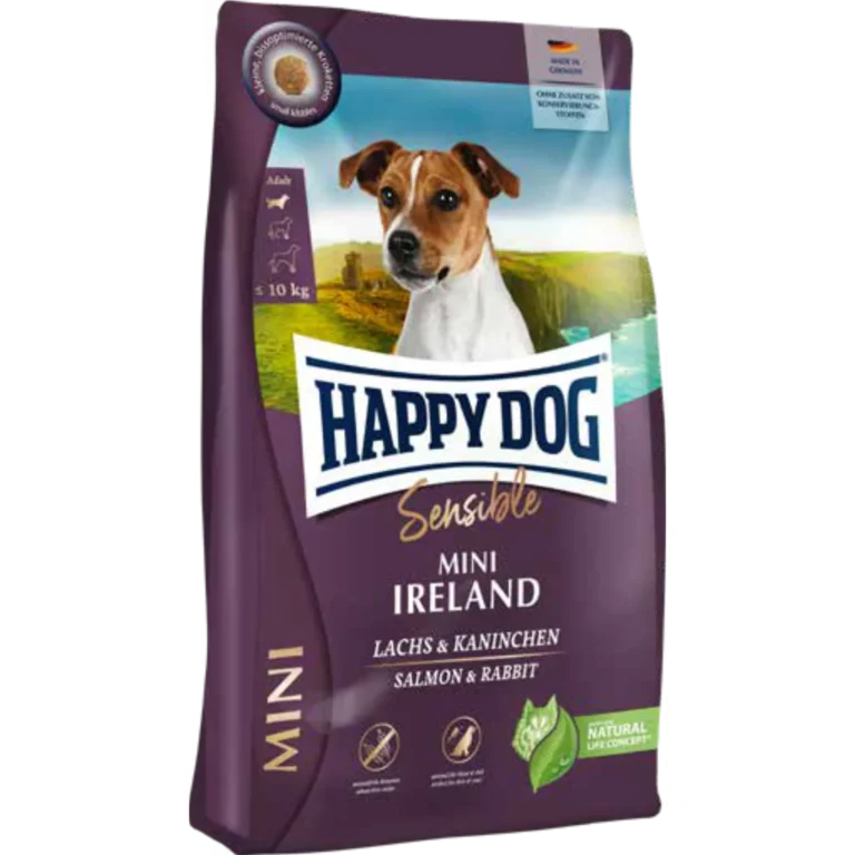 Сухий корм для собак малих порід Happy Dog Mini Ireland з кроликом і лососем